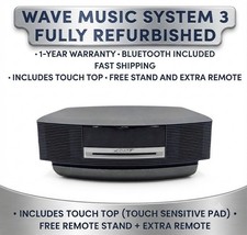 BOSE Wave Music System III AM/FM Radio/CD Player w/Remote Refurbished