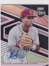 Zavier Warren 2020 Panini Elite Extra Edition Auto Milwaukee Brewers MLB