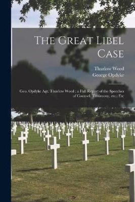 The Great Libel Case: Geo. Opdyke Agt. Thurlow Weed; a Full Report of the