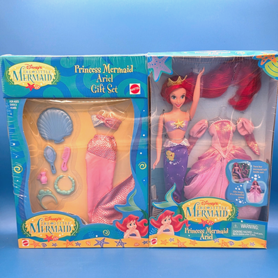 1997 Disney The Little Mermaid PRINCESS MERMAID ARIEL Gift Set