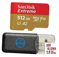 SanDisk 512GB 190MB/S Extreme UHS-1 MicroSD Card Compatible with GoPro Hero