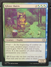 Juego de cartas Glister Bairn U 0227 poco común Lorwyn eclipsado casi como nuevo Magic The Gathering Magic TCG