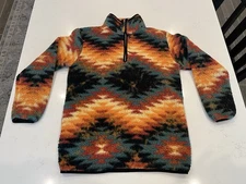 Rowdy Crowd Clothing Aztec Sherpa Pullover Women’s Size Small Western