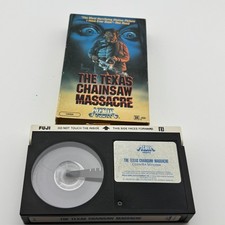Texas Chainsaw Massacre Betamax Tape Media Home Ent Horror R Rated