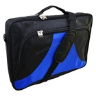 Black & Blue 15.6 -18 Inch Laptop Notebook carrying briefcase bag case
