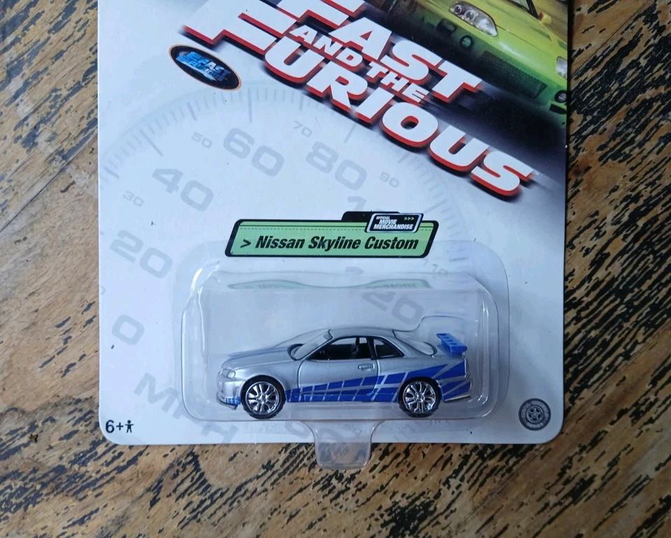 The Fast & The Furious Brian's 1999 Nissan Skyline GT-R R34 JOHNNY LIGHTNING - Image 2 of 4
