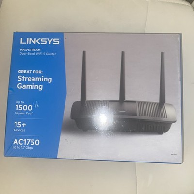 Linksys EA7200 Max Stream Dual Band AC1750 Wi-Fi 5 Router Streaming Gaming New