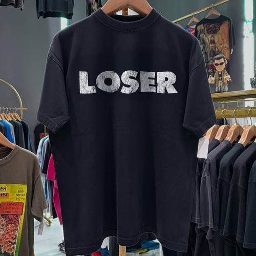 90s Loser Sub-Pop Washed T-Shirt Black L