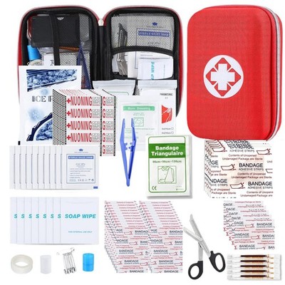 276PCS First Aid Kit Home Car Camping Hiking Emergency Supplies Small Compact...