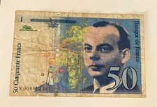 The Little Prince Note FRANCE French 50 Francs 1993 Banknote European Currency
