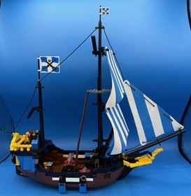 VINTAGE LEGO PIRATE SET 6274 - CARIBBEAN CLIPPER WITH MANUAL