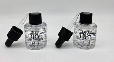 OPI Drip Dry Lacquer Drying Drops,0.28 Fl Oz AL 714 (Includes Droppers!) -2 Pk
