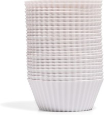 Reusable Silicone Baking Cups Non-Toxic BPA Free Dishwasher Safe Regular 24 Pack