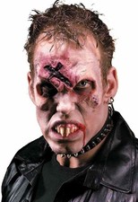 Unholy Brow Vampire Cross Burn Scar Halloween Costume Makeup Latex Prosthetic