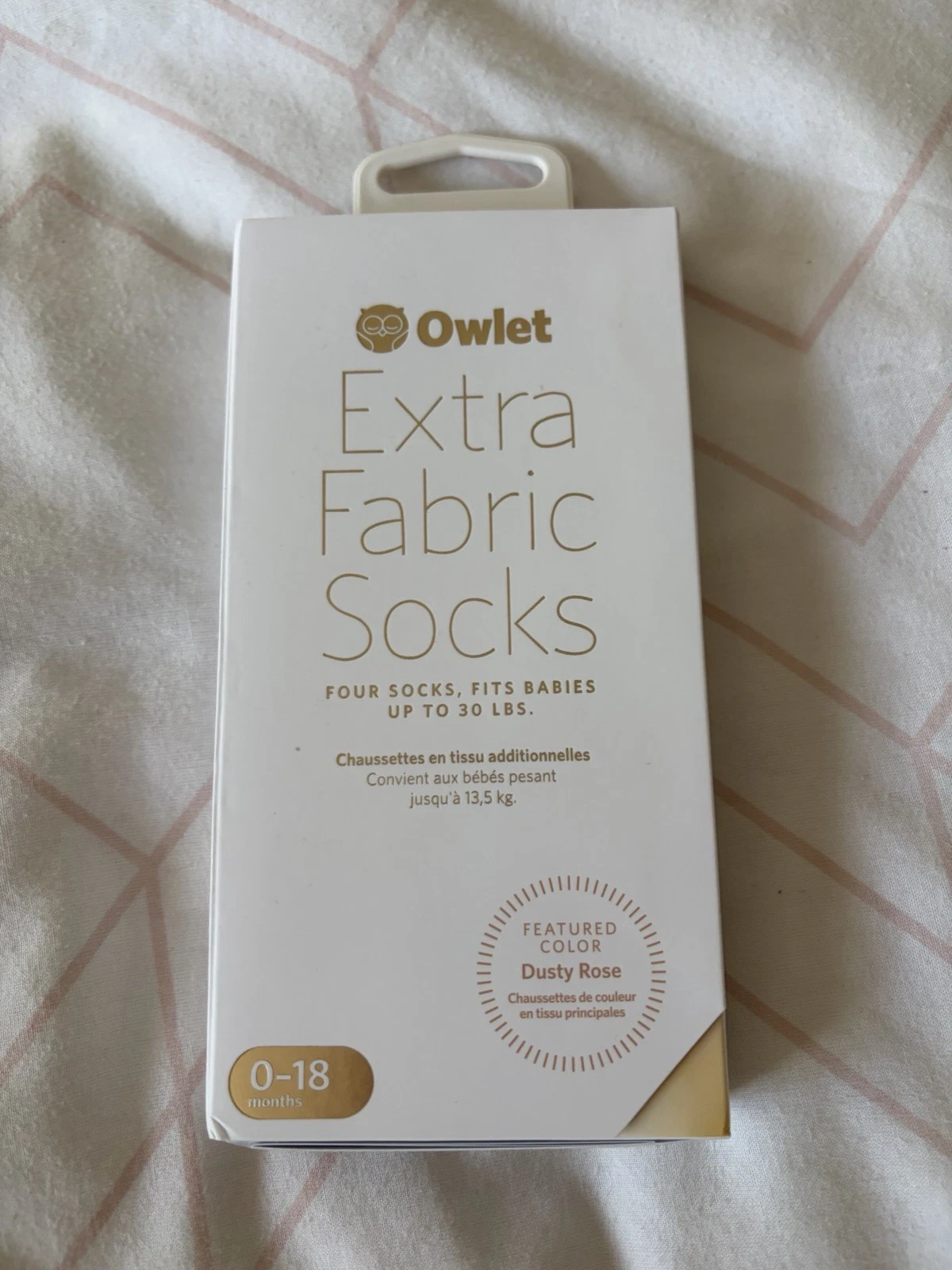 Owlet Dream Sock Spare Size 1 Socks Dusty Rose Brand New Pair
Opens in a new window or tab