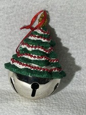Reed  Barton Christmas Tree Sleigh Bell Ornament Tarnish-Resistant Silverplate