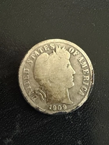 1909 S Barber Liberty Head Dime G