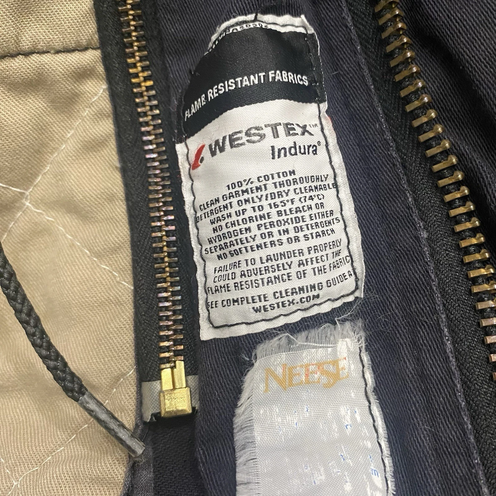 Neese Westex Inc Mens Barn Coat  Zip Out Insulated Lining Thrashed 42-44 Lg image 9