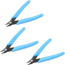 3Pcs Micro Wire Cutters Flush Cut Snips, Small Diagonal Cutters 3D Printer Filam