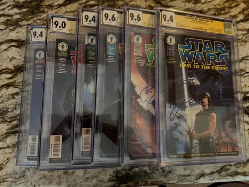 Star Wars Heir To The Empire 1-6 1995 Dark Horse Comics CGC Signature Series Set