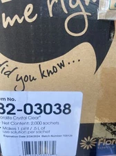 2000 Fresh cut Flowers Food Packets Floralife Clear formula Hydrate Nourish 5g