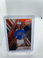 2017 Elite Extra Edition Aspirations Orange #159 Ayendi Ortiz /100 RC Rookie SP