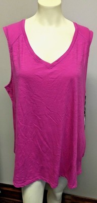 Deals For AVA VIV LADIES PLUS SIZE 2X TANK TOP SHIRT SLEEVELESS VNECK SOLID MAGENTA NEW Deals For AVA VIV LADIES PLUS SIZE 2X TANK TOP SHIRT SLEEVELESS VNECK SOLID MAGENTA NEW
