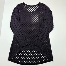 Rock & Republic Women’s Purple Hollow Out Western Long Sleeve Size Large