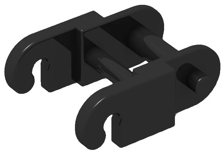 ☀️AUTHENTIC LEGO New Black Technic Link Chain Link 100x Pieces tank track tread - Image 2 of 2