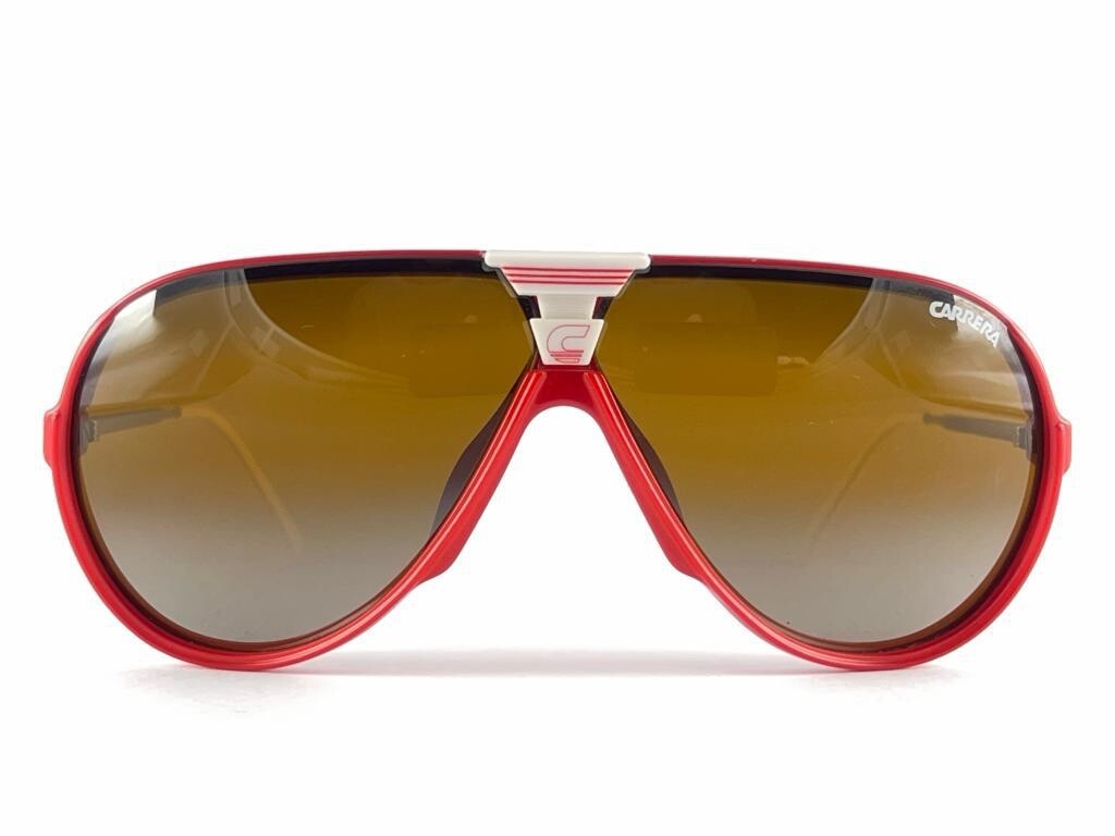 VINTAGE CARRERA SKI 5593 AVIATOR DOUBLE MIRRORED LENSES SUNGLASSES