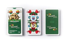 Schafkopfkarten bayerisches Bild von Sauspiel - Schafkopf