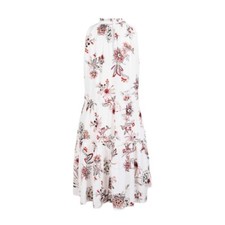 Ann Taylor Dress Paisley-Floral Ruffle Flounce Shift dress XXSP