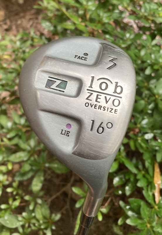 RH Zevo Lob Oversize 16 Degree 3-Wood-Zevo #5 Graphite-41.5”-Nice Wrap Grip
