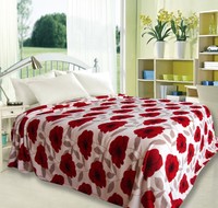 Fiona Floral Print Microplush Blanket (king Red) King on sale Fiona Floral Print Microplush Blanket (king Red) King on sale