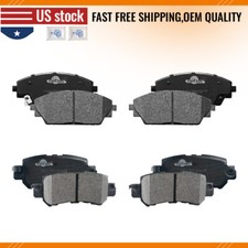 Front And Rear Ceramic Brake Pads Set for 2016 2017 2018 Mazda CX-3