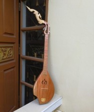 Phin Guitar Thai Classic Musical Traditional Acoustic Instrument Isarn 3 Strings
