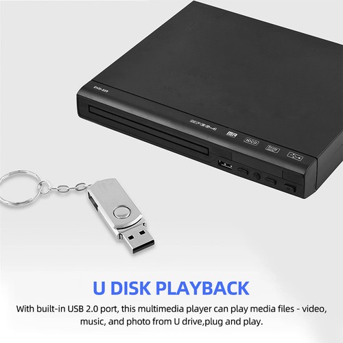 720P Region Free DVD CD Player with USB RCA Cable Remote Controller for Smart TV - Picture 6 of 15