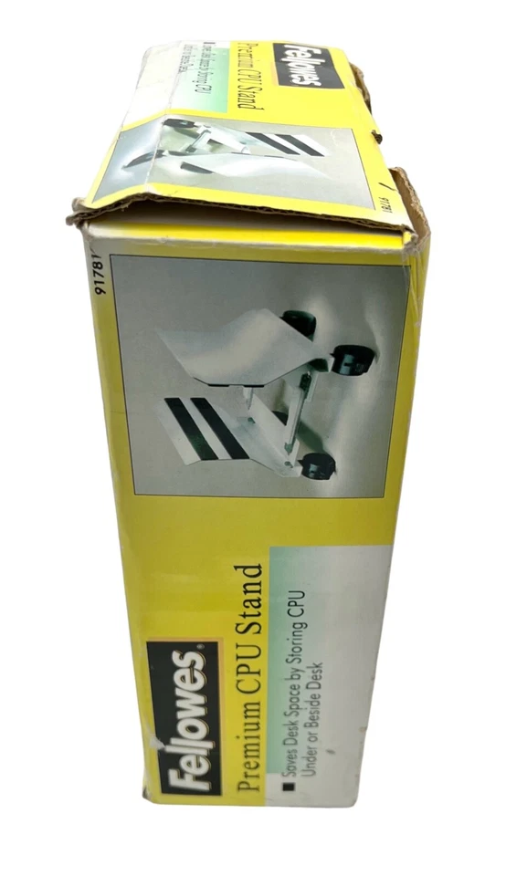 Soporte de CPU móvil Fellowes soporte de torre de computadora con ruedas giratorias se adapta a la mayoría de las PC Foto 2 de 3
