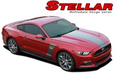 2015-2017 Ford Mustang STELLAR Boss 302 Hockey Vinyl Graphic Hood Stripe Decal