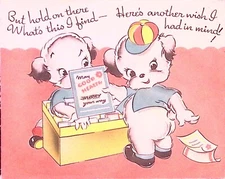 Get Well Envelope Vintage Dogs May Good Health Hurry Your Way