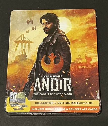 NEW ANDOR: THE COMPLETE FIRST SEASON 4K ULTRA HD 3 DISC STEELBOOK FREE ...