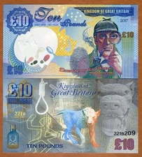 Great Britain 10 pounds, 2020-2024 Private Issue Kamberra, UNC Sherlock Holmes F