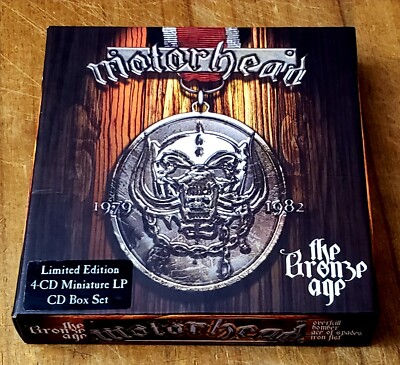 MOTORHEAD - The Bronze Age 4 CD UK Import Box Set Limited Edition