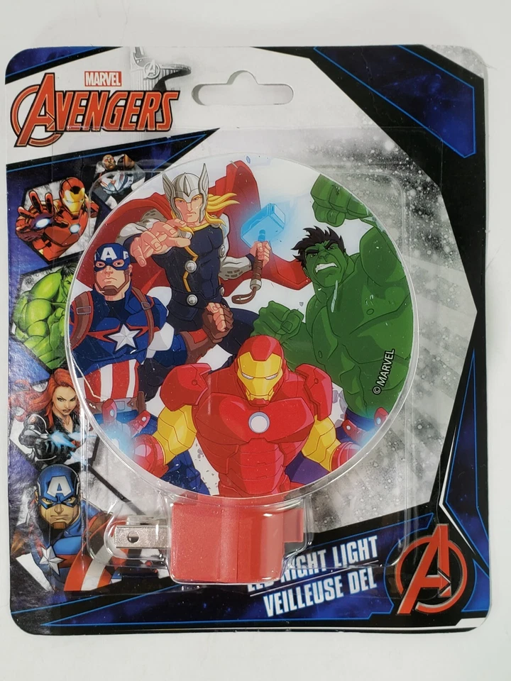 Avengers Led Night Light The Hulk, Iron Man, Captain America, Thor Rotary Shade - Image 4 of 4