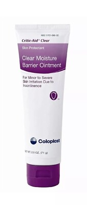 (4 Pack) COLOPLAST CRITIC CLEAR MOISTURE BARRIER OINTMENT 2.5 OZ NEW