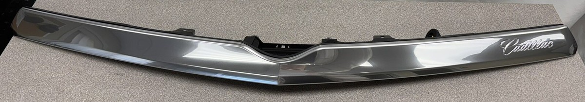 Cadillac CTS 2014-2016 Rear Trunk Molding Silver Single Camera GM