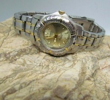 Liz Claiborne TWO TONE Gold Silver WOMENS Bracelet WATCH New Battery