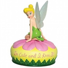 Walt Disney Tinklerbell "I'm Cute And I Know It" Musical Figurine, NEW UNUSED