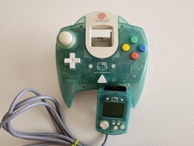 Hello Kitty DreamCast DC Main unit Console Keyboard Visual memory Cable Software