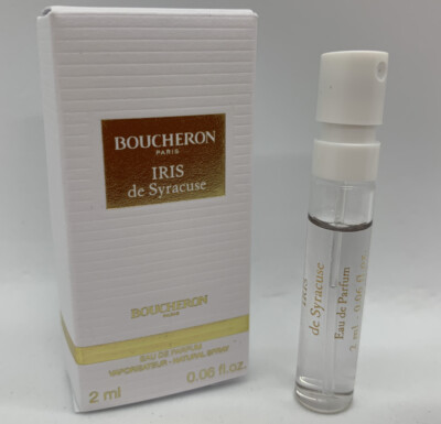 Boucheron Iris de Syracuse Eau de Parfum 2ml Spray Luxus Parfum Probe Rarität